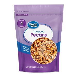 �y�E�H���}�[�g�u�����h�z�O���[�g�o�����[ �`���b�v�h�s�[�J���i�b�c 454g Great Value Chopped Pecans, 16 oz �y�����񂹏��i�z