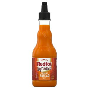 �t�����N�X ���b�h�z�b�g �N���[�~�[�o�b�t�@���[ �X�N�C�[�Y�z�b�g�\�[�X 354ml Frank's RedHot Creamy Buffalo Squeeze Hot Sauce, 12.0 fl oz �y�����񂹏��i�z