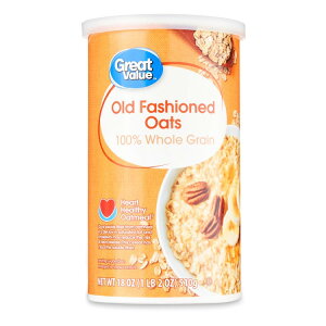 yAJEH}[gizO[go[ CX^g I[ht@bVhI[c ^Cv 510g Great Value Instant Old Fashioned Oats Tube, 18 oz y񂹏iz