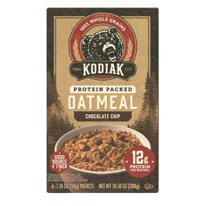 yAJEH}[gizRfBAbN veC`R[g`bvCX^gI[g~[pPbg 6ܓ Kodiak Protein Packed Chocolate Chip Instant Oatmeal Packets, 1.76 oz 6 Count y