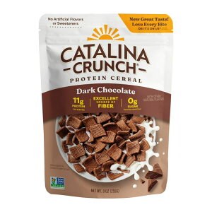 yAJEH}[gizJ^i N` veC VA _[N`R[g 255g Catalina Crunch Protein Cereal, Dark Chocolate 9 oz y񂹏iz