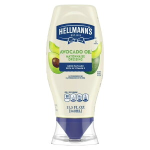 �w���}���Y �A�{�J�h�I�C�� �}���l�[�Y�h���b�V���O 340mL �X�N�C�[�Y�{�g�� Hellmann's Avocado Oil Mayonnaise Dressing Condiments, 11.5 fl oz Squeeze Bottle �y�����񂹏��i�z