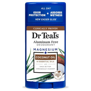 yAJEH}[gizhN^[eB[Y A~jEt[fIhg XeBbN RRibcICƃGbZVICz 75g Dr Teal's Aluminum Free Deodorant, Coconut Oil with Essenti
