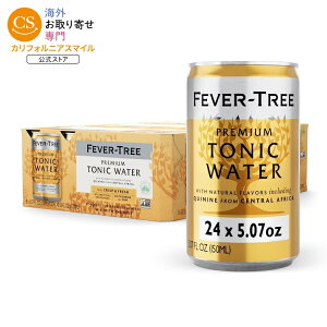 �t�B�[�o�[�c���[ �v���~�A���g�j�b�N 150ml 24�ʃp�b�N Fever-Tree Premium Tonic 5.07 Fl Oz Cans 24 Pk �y�����񂹏��i�z