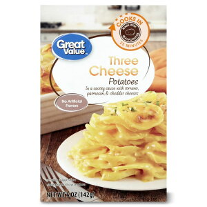 �O���[�g�o�����[ �X���[�`�[�Y�|�e�g 142g Great Value Three Cheese Potatoes, 5 oz �y�����񂹏��i�z