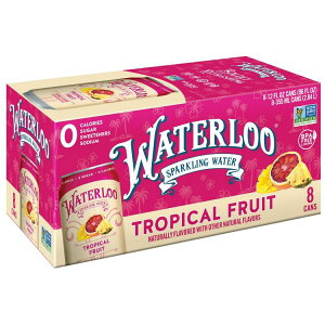 �E�H�[�^�[���[ �X�p�[�N�����O�E�H�[�^�[ �g���s�J���t���[�c 355ml 8�ʃp�b�N Waterloo Sparkling Water, Tropical Fruit, 12 fl oz, 8 pack cans �y�����񂹏��i�z