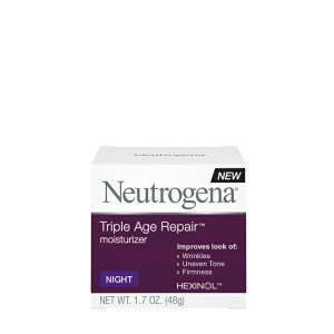 【アメリカウォルマート品】ニュートロジーナ トリプルエイジリペア ナイトクリーム フェイスモイスチャライザー 48g Neutrogena Triple Age Repair Night Cream Face Moisturizer, 1.7 oz 【お取り寄せ商品】