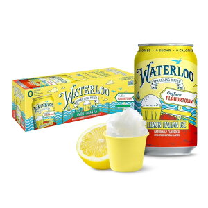�E�H�[�^�[���[ �X�p�[�N�����O�E�H�[�^�[ �������C�^���A���A�C�X 355ml 12�{�p�b�N Waterloo Sparkling Water, Lemon Italian Ice, 12 fl oz, 12 Pack Cans �y�����񂹏��i�z