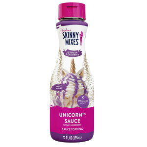�W���[�_���Y �X�L�j�[�~�b�N�X ���j�R�[���\�[�X�g�b�s���O �p�[�v�� 355ml Jordan's Skinny Mixes, Unicorn Sauce Topping, Purple 12 fl oz �y�����񂹏��i�z