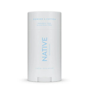 yAJEH}[gizlCeBufIhg A~jEt[ pE_[Rbg 75g Native Deodorant, Aluminum Free, Powder & Cotton, for Women and Men, 2.65 oz y񂹏iz