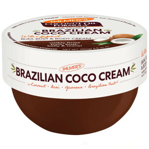 yAJEH}[gizp[}[Y RRibcIC tH[~ uWAN[ oXgEqbvE{fBp 250g Palmerfs Coconut Oil Formula Brazilian Coco Cream to Firm the Bum, Bust & Body 8.8