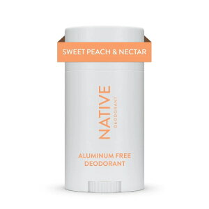 yAJEH}[gizlCeBu fIhg A~jEt[ XC[gs[`lN^[ 75g Native Deodorant, Aluminum Free, Sweet Peach & Nectar 2.65 oz y񂹏izy킹Ĕ