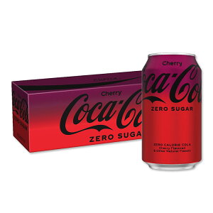 yő1000~OFFN[|zyAJEH}[gizRJR[ [VK[ `F[\[_|bvA354mlA12 ʃpbN Coca-Cola Zero Sugar Cherry Soda Pop, 12 fl oz, 12 Pack Cans y񂹏iz