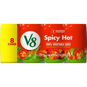 yő1000~OFFN[|zyAJEH}[gizV8 XpCV[zbg 100% ؃W[X 162ml 8  V8 Spicy Hot 100% Vegetable Juice, 5.5 fl oz Can, 8 Count y񂹏izy킹Ĕ