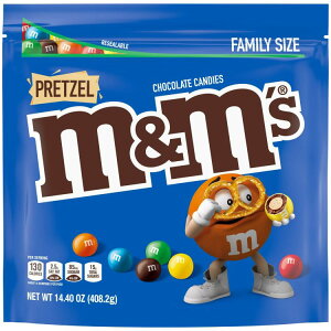 yő1000~OFFN[|zyAJEH}[gizM&M's vbcF ~N`R[gLfBAt@~[TCY - 408g  M&M's Pretzel Milk Chocolate Candy, Family Size - 14.4 oz Bag y