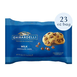 �y�|�C���gUP��16��20��-27��9���z�M���f�� �~���N�`���R���[�g �v���~�A���x�[�L���O�`�b�v �x�[�L���O�p�`���R���[�g�`�b�v ��652g GHIRARDELLI Milk Chocolate Premium Baking Chips, Chocolate Chips for Baking, 2
