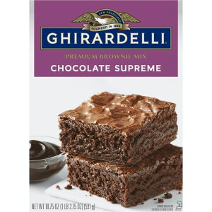 yAJEH}[gizMf `R[g Vv[ uEj[ ~bNX `R[g Vbvt 531g Ghirardelli Chocolate Supreme Brownie Mix, Includes Chocolate Syrup, 18.75 oz Box y
