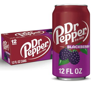yő1000~OFFN[|zyAJEH}[gizhN^[ybp[ ubNx[ \[_|bv 354ml 12 ʃpbN Dr Pepper Blackberry Soda Pop, 12 fl oz, 12 Pack Cans y񂹏izy