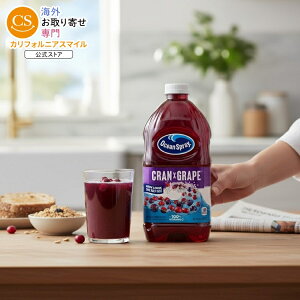 yő1000~OFFN[|zyAJEH}[gizI[VXv[ NO[v Nx[O[vW[XhN 1892ml{g Ocean Spray Cran-Grape Cranberry Grape Juice Drink, 64 fl o