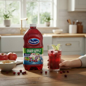 yő1000~OFFN[|zyAJEH}[gizI[VXv[ NAbv Nx[AbvW[XhN 1892ml{g Ocean Spray Cran-Apple Cranberry Apple Juice Drink, 64 fl o