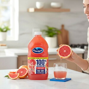 yő1000~OFFN[|zyAJEH}[gizI[VXv[ 100% r[bhO[vt[cW[X 1774ml{g Ocean Spray 100% Ruby Red Grapefruit Juice, 100% Juice, 60 fl oz Bottle y