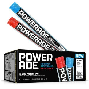 yAJEH}[gizp[GCh }Ee x[uXg + t[cp` X|[ct[U[o[ ACXLfB[ 70{ Powerade Mountain Berry Blast + Fruit Punch Freezer Bars Ice P