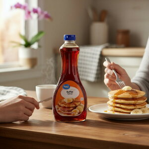yAJEH}[gPBzO[go[ o^[t[o[Vbv 709ml Great Value Butter Flavor Syrup, 24 fl oz y񂹏izy킹Ĕz