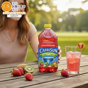 �J�v���T�� �X�g���x���[�L�E�C���� �W���[�X�h�����N�u�����h ��1814g �{�g�� Capri Sun Strawberry Kiwi Flavored Juice Drink Blend, 64 oz Bottle �y�����񂹏��i�z�y���킹�Ĕ��������z
