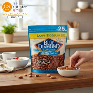 yő1000~OFFN[|zyAJEH}[gizu[_ChA[h Cg\ebh A[h V[\g 708g Blue Diamond Almonds Lightly Salted with Sea Salt Almonds, 25 Oz. y
