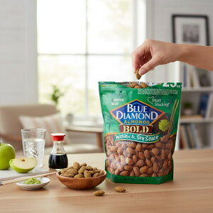 ySiΏہE펞2300~E3800~E41000~OFFN[|zyAJEH}[gizu[_Ch {[h 킳сݖ A[h 708g  Blue Diamond BOLD Wasabi & Soy Sauce Almonds 25oz 