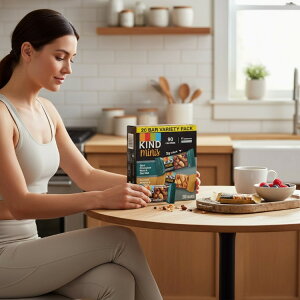 yAJEH}[gizJCh ~j _[N`R[g ibc & LA[h V[\g oGeBpbN 20 KIND Minis Dark Chocolate Nuts & Caramel Almond Sea Salt 20 Count Box y