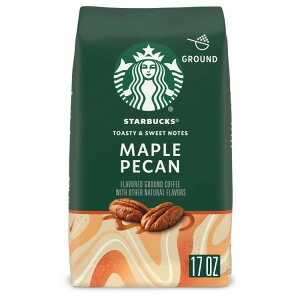 yAJEH}[gizX^[obNX ArJ [v s[J i`t[o[ ҂R[q[ 481g Starbucks Arabica Beans Maple Pecan, Naturally Flavored, Ground Coffee, 17 oz y