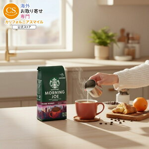yAJEH}[gizX^[obNX [jOW[ _[N[Xg 340g Starbucks Morning Joe, Ground Coffee, Dark Roast, 12 oz y񂹏izy킹Ĕz
