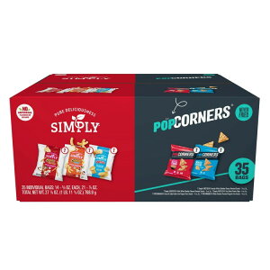 ySiΏہE펞2300~E3800~E41000~OFFN[|zyAJEH}[giz35CT Vv&|bvR[i[~bNX }`pbN 768g 35CT Simply & Popcorners Mix Multipack 27.125oz y