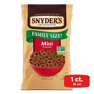 yő1000~OFFN[|zyAJEH}[gizXiC_[Y Iu nm[o[ vbcF ~jvbcF t@~[TCY 453g Snyder's of Hanover Pretzels, Mini Pretzels, Family Size 16 oz 