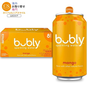 �y�|�C���gUP��18��-30���z�o�u���[ �}���S�[ �X�p�[�N�����O �E�H�[�^�[ ��354ml 8 �ʃp�b�N bubly Mango Sparkling Water, 12 fl oz, 8 Pack Cans �y�����񂹏��i�z�y���킹�Ĕ��������z