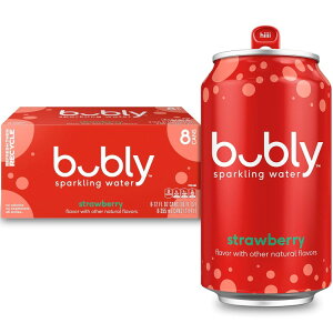 yő1000~OFFN[|zyAJEH}[gizou[ Xgx[ Xp[NO EH[^[ 354ml 8 ʃpbN bubly Strawberry Sparkling Water, 12 fl oz, 8 Pack Cans y񂹏izy
