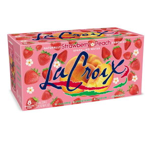 yAJEH}[gizN Xgx[s[` Xp[NOEH[^[ 8 pbN 340g  LaCroix Strawberry Peach, Sparkling Water, 8 Pack, 12 oz Cans y񂹏izy킹Ĕ