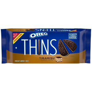 yAJEH}[giz II VY eB~X N[ `R[g ThCb` NbL[ t@~[TCY 333g OREO Thins Tiramisu Creme Chocolate Sandwich Cookies, Family Size, 11.78 oz y