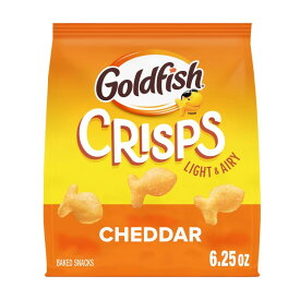 【当店過去最大級MAX1040円OFFクーポン】【アメリカウォルマート品】ゴールドフィッシュ クリスプ チェダーチーズ ベイクド チップ クラッカー 約177g Goldfish Crisps Cheddar Cheese Baked Chip Crackers, 6.25 oz Bag 【お取り寄せ商品】【合わせて買いたい】