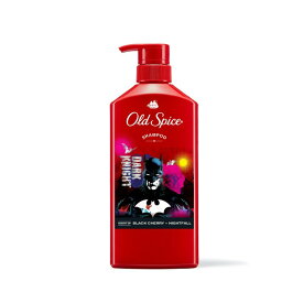 【アメリカウォルマート品】オールドスパイスシャンプー x バットマン ダークナイトブラックチェリー + ナイトフォールの香り 約620g Old Spice Shampoo x Batman Black Cherry + Nightfall Scent 21.9 Fl Oz 【お取り寄せ商品】【合わせて買いたい】