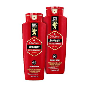yő1000~OFFN[|zyAJEH}[giz[2Zbg]I[hXpCX {fBEHbV tH[ XbK[ 680g Old Spice Body Wash for Men Swagger 24 fl oz (2 Pack) y񂹏i