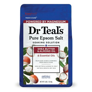 yAJEH}[gizhN^[eB[YGv\\g}OlVE\[N VAo^[A[hICz 1.36kg Dr Teal's Epsom Salt Magnesium Soak with Shea Butter & Almond Oil 1.36kg y