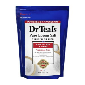 yAJEH}[gizhN^[eB[Y sAGv\\g\[N Zs[eBbN  2.72kg Dr Teal's Pure Epsom Salt Soak Therapeutic Fragrance Free 2.72kg y񂹏izy킹