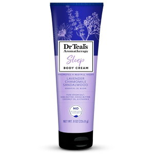 yAJEH}[gizhN^[eB[Y {fBN[ x_[ J~[ T_Ebhz 236ml Dr Teal's Aromatherapy Sleep Body Cream with Lavender Chamomile & Sandalwood 8 fl oz y