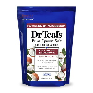 yAJEH}[gizhN^[eB[Y Gv\\g}OlVE\[N VAo^[A[hICz 3.175kg Dr Teal's Epsom Salt Magnesium Soak with Shea Butter & Almond Oil 3.175kg y