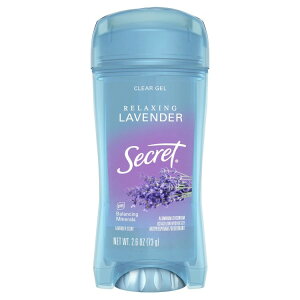 yAJEH}[gizV[NbgtbVNAWF fIhg p x_[ 73g Secret Fresh Clear Gel Antiperspirant Deodorant for Women Lavender 2.6 oz y񂹏izy킹