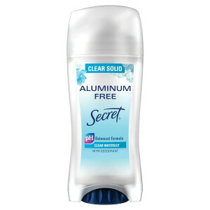 yAJEH}[gizV[Nbg A~jEt[ fIhg NA\bh EH[^[[ 68g Secret Aluminum Free Deodorant Clear Solid Waterlily 2.4 oz y񂹏izy