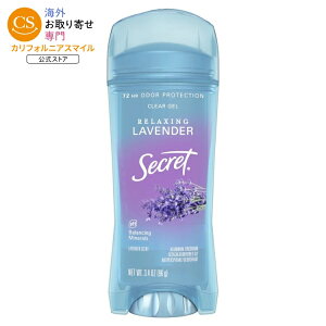 �V�[�N���b�g �N���A�W�F�����f�I�h�����g �����p ���t���b�V�����x���_�[ ��96g Secret Clear Gel and Deodorant for Women Refreshing Lavender 3.4 oz �y�����񂹏��i�z�y���킹�Ĕ��������z