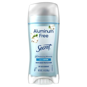 yAJEH}[gizV[Nbg A~jEt[ pfIhg \bh Rbg 68g Secret Aluminum Free Women's Deodorant Solid Cotton 2.4 oz y񂹏izy킹Ĕ
